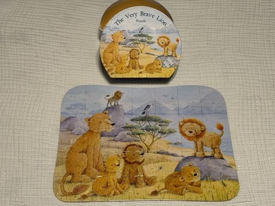 Jellycat Puzzle The Very Brave Lion complete 35 piece toddler 