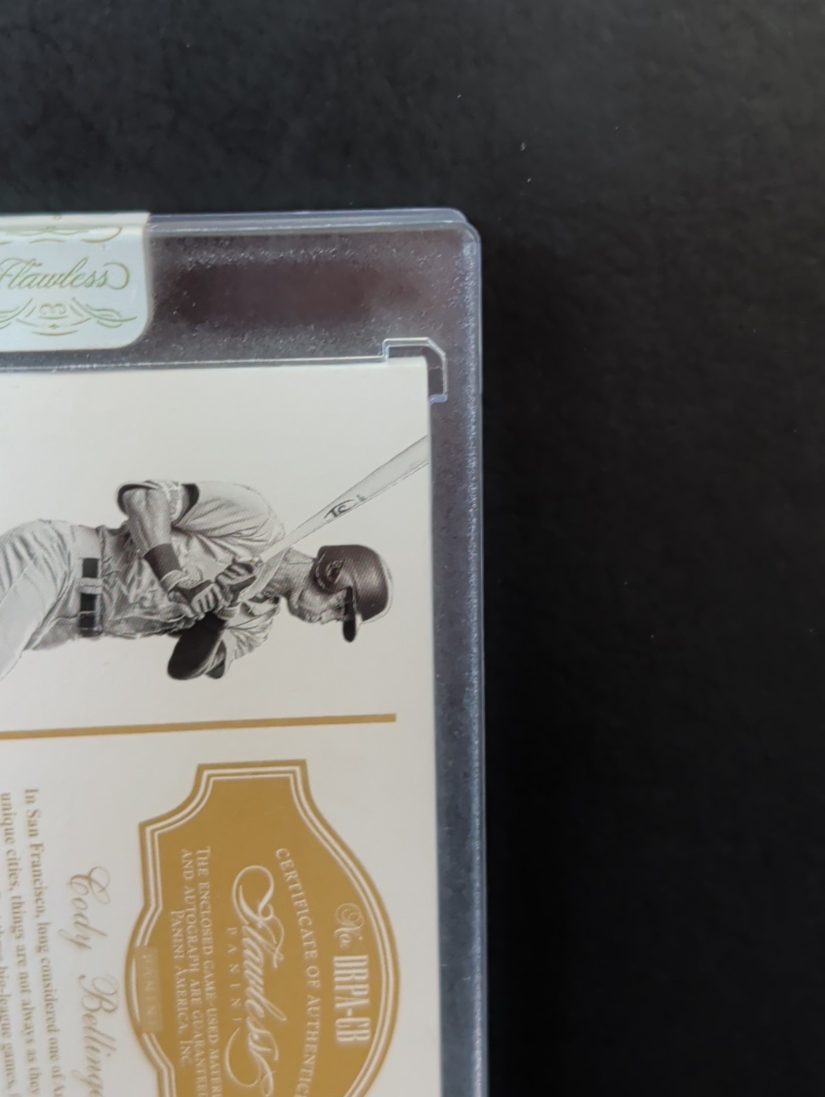 Panini Flawless 2017 Cody Bellinger Rpa Emerald 1/5 Double Patch Auto view 8