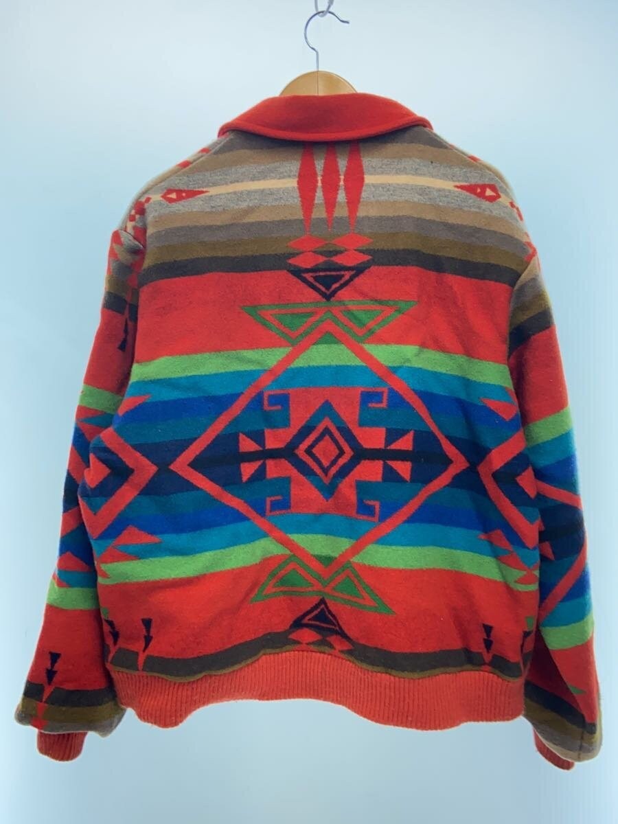 PENDLETON XL Wool Native Pattern Zip-up Blouson M… - image 2