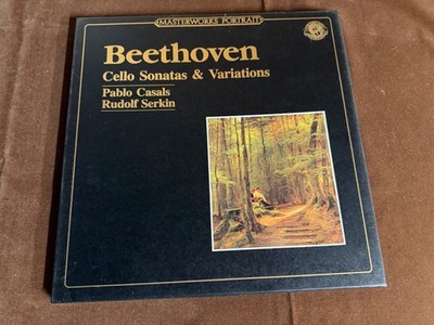 Beethoven - Cello Sonatas & Variations - P. Casals & R. Serkin (3-LPs)  | Vinyl