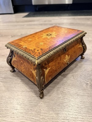 Reuge ミュウジックボックス　CH 3/72 37214 Vintage Reuge Saint Croix Swiss Music King's Box 3/72 Wood Inlay