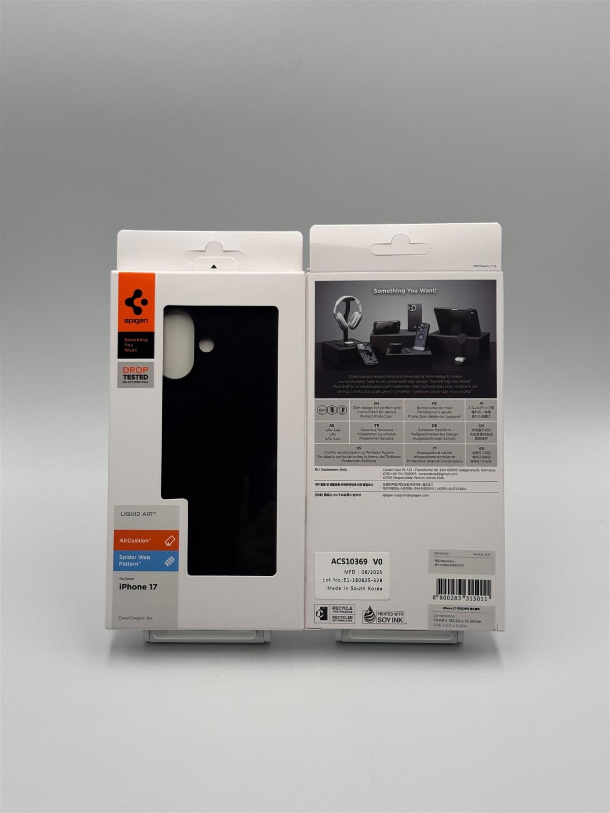 Spigen Liquid Air Case for iPhone 17 6.3"" Black - ACS10369