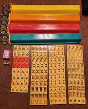Vintage Metro Swooping Sparrow Mahj Jong set