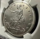 1877 S NGC $1 United States Trade Dollar Beautiful Coin