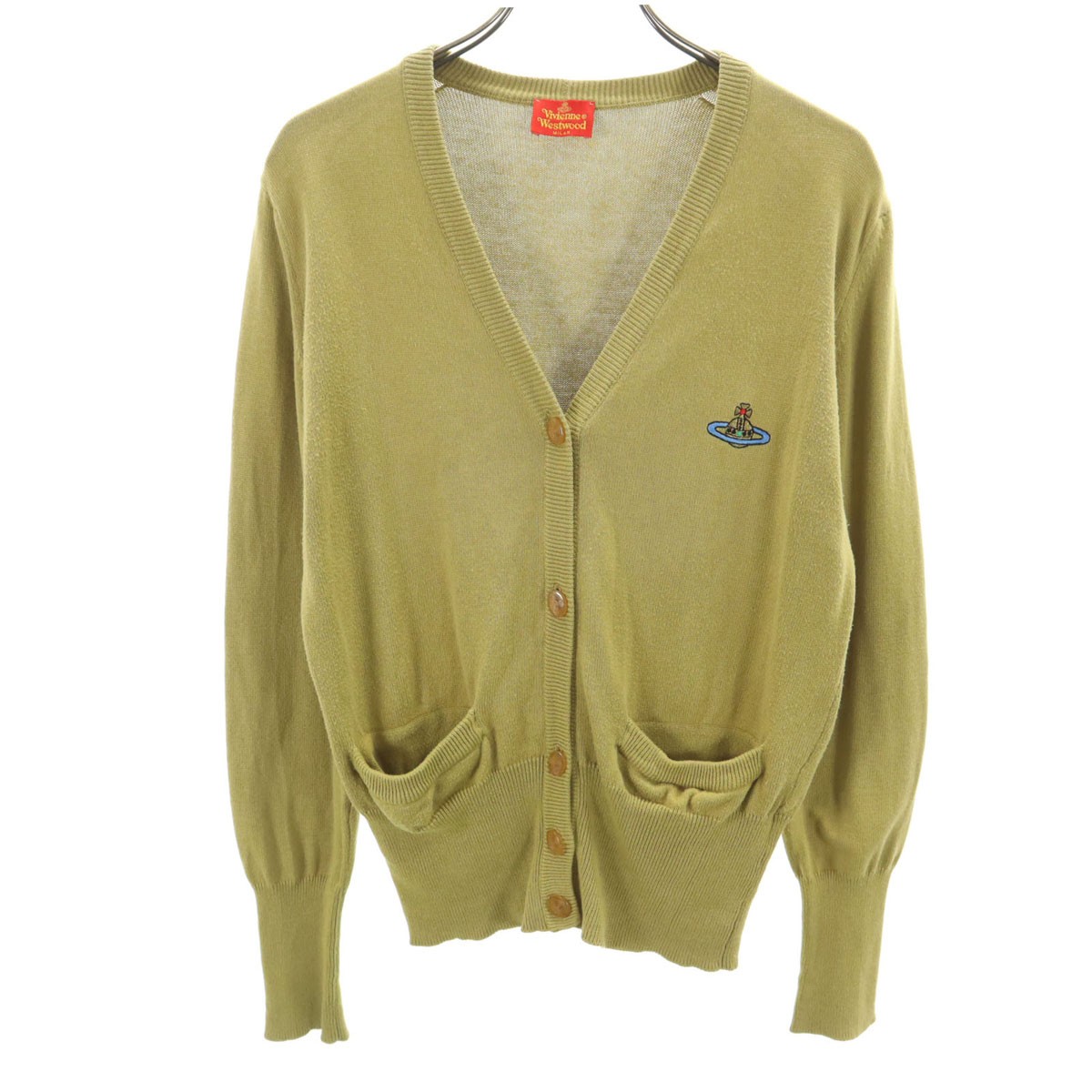 Vivienne Westwood Made in Italy Old Long sleeve V neck knit