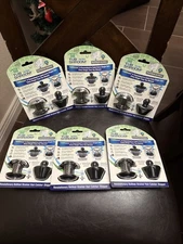 TubShroom Revolutionary Combo Pack Bathtub Strainer Hair Catcher & Stopper- 6 PK