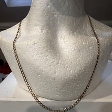 Gold Chain 37.5% Pure Gold 9kT Gold Chain 24inch Necklace