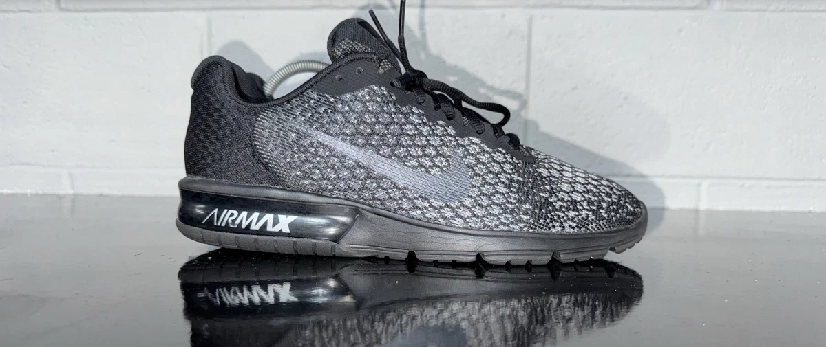 Nike Air Max Sequent 2 Mens Athletic Running Shoes Size 9.5 Black Gray Amazon.com | NIKE Men main image 4