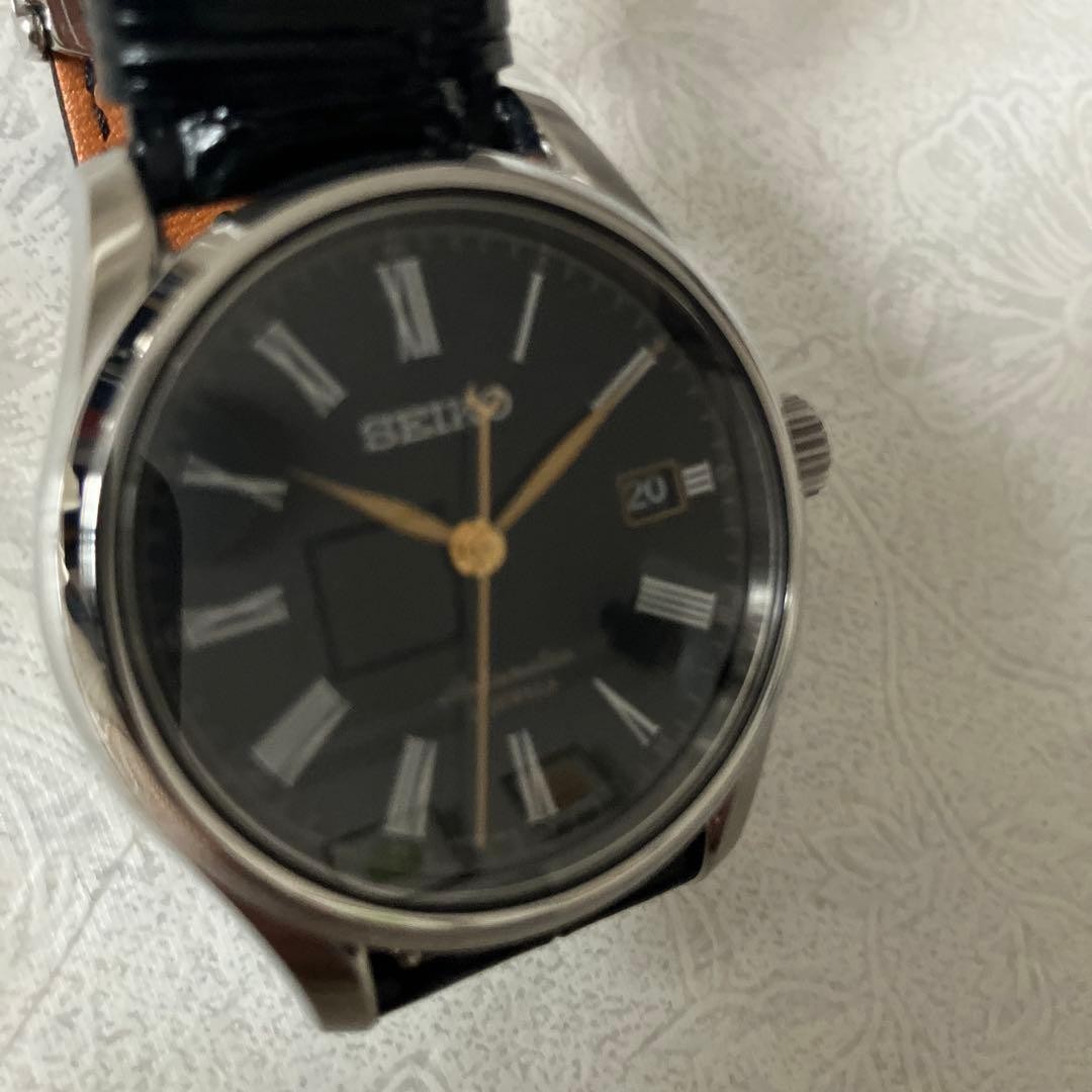 SEIKO Presage Urushi SARX029 Black Lacquer Dial Dress Watch - Excellent image 5