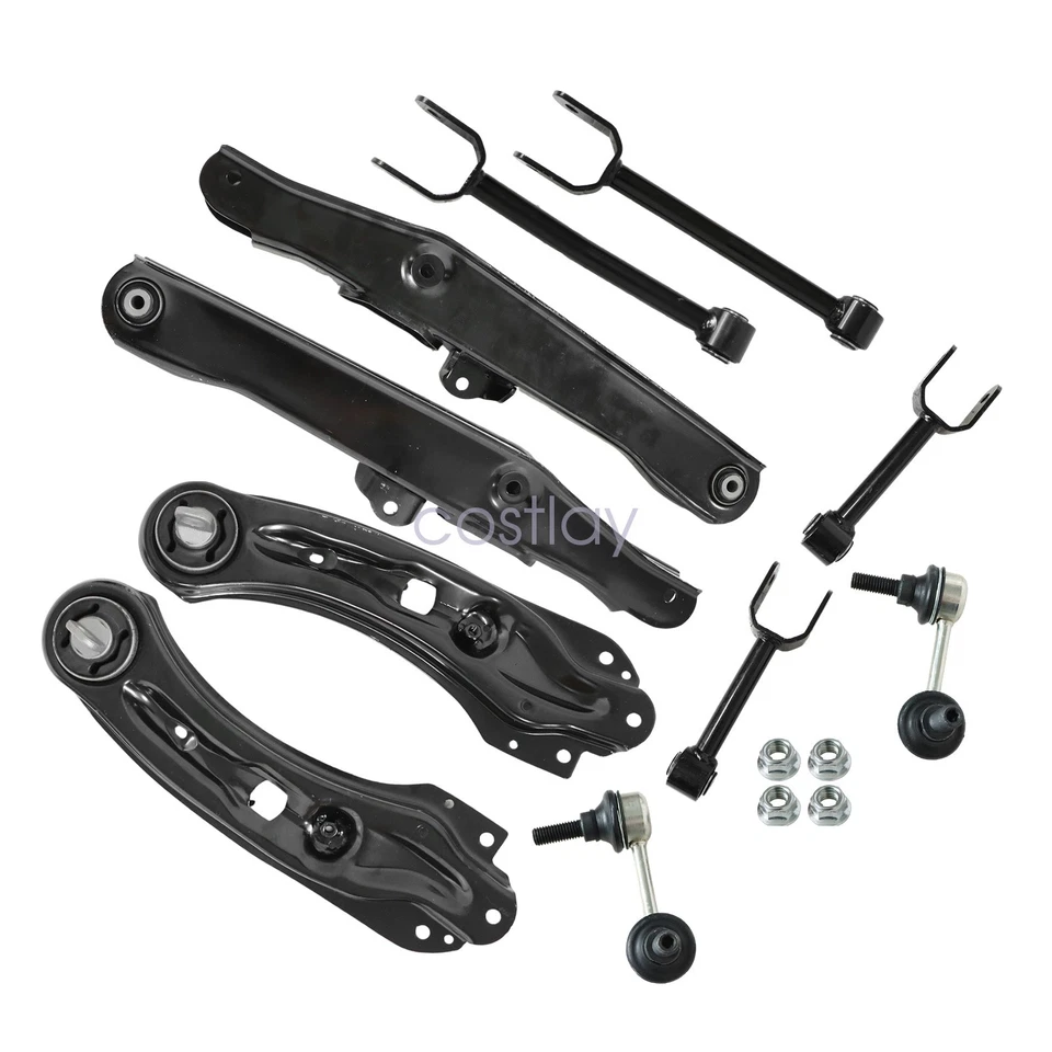 Brazos superiores y brazo inferior ajustables traseros 10 piezas aptos para Dodge Journey 2011 2012-2019 Foto 2 de 4