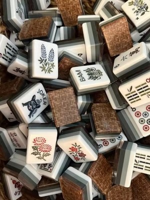 Luxury Honey Weave mahjong tiles Free Shipping