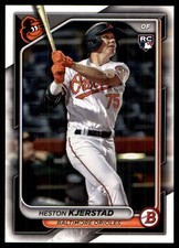 Heston Kjerstad 2024 Bowman #9 Orioles MLB READ FREE SHIPPING AutographDen