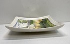 Andreucci Collector Plate Landscape Hand Painted Square Italy Ceramic — photo 4