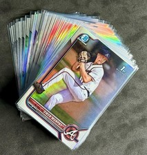 2022 2023 2024 Bowman 1st Draft &amp; Chrome Prospects Refractors Lot of 35 See Desc
