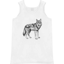 'Wolf Standing' Adult Vest / Tank Top AV056327
