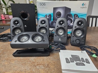Logitech Z506 5.1 Surround 3D Sound PC 150W Lautsprecher Heimkino Soundsystem