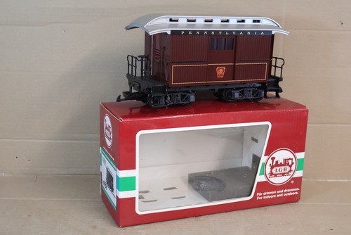 LGB 36064 SPUR G PENNSYLVANIA KURZGEPÄCKWAGEN COACH BOXED om | Condition: Used