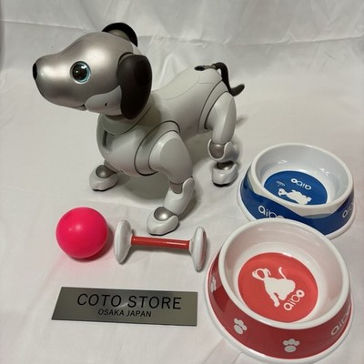 aibo アイボ　エンタテインメントロボット ERS-1000 Sony AIBO ERS-1000 Entertainment Robot Dog Ivory White working