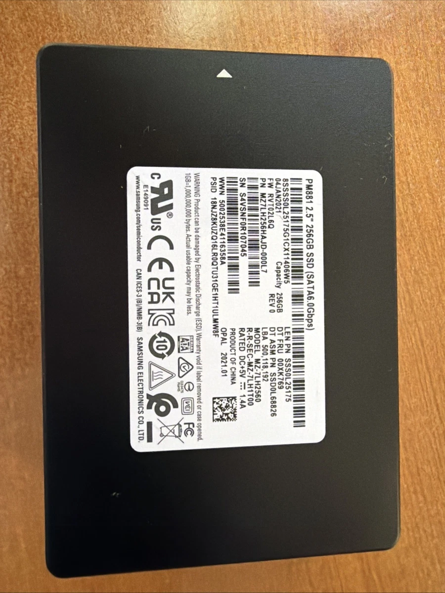 Samsung 256 GB Internal Solid-State Drives for sale | eBay