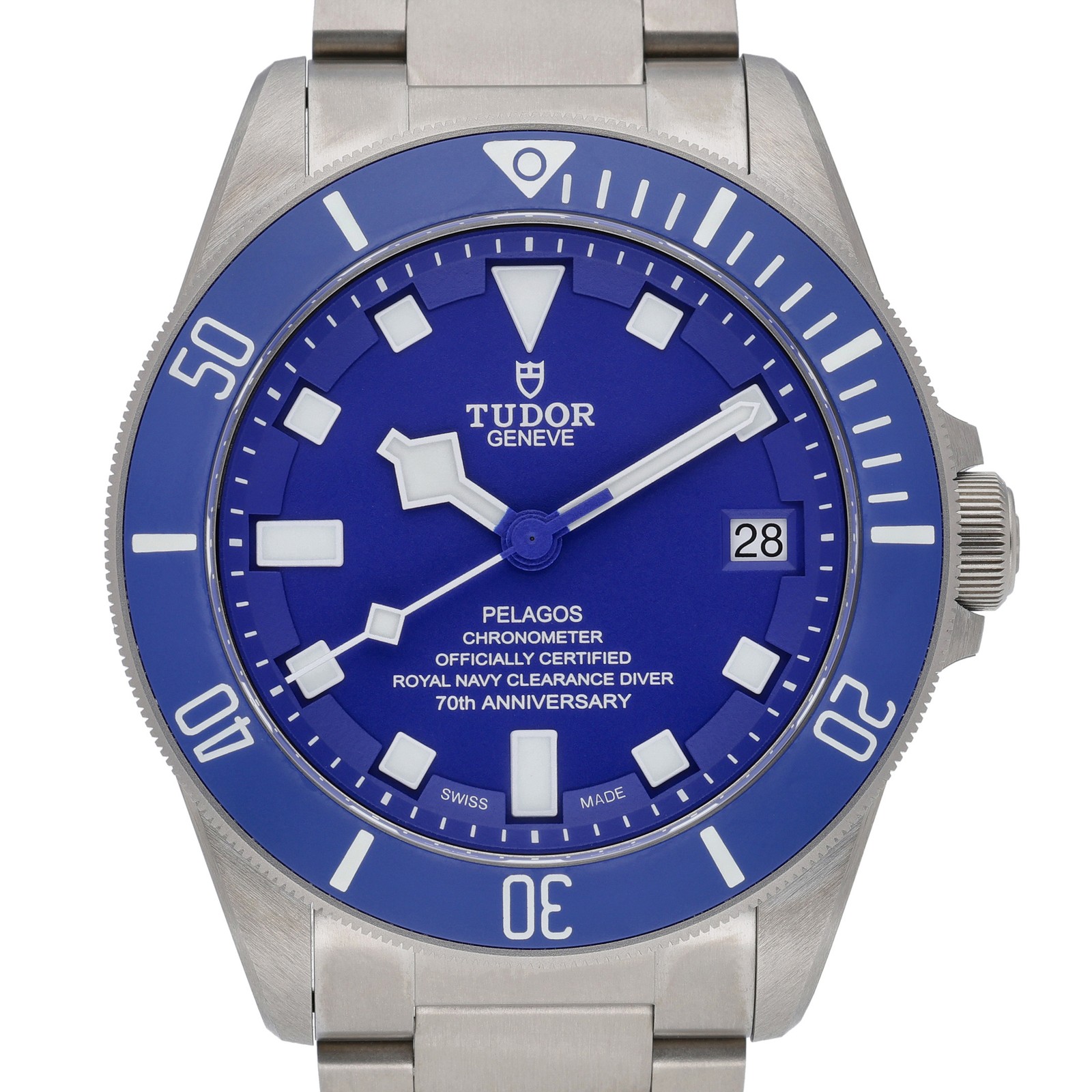Tudor Pelagos Royal Navy Clearance Diver 25600TB with 42mm Titanium case and ...