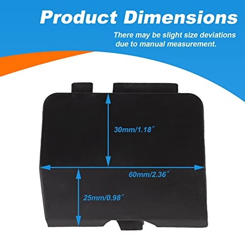 Rear Bumper Tow Hook Cover Towing Eye Cap Fit for Mazda 6 Gray left driver side