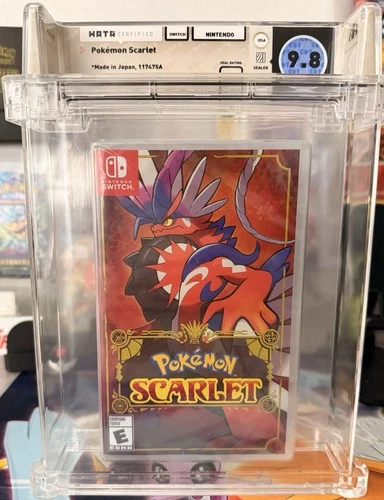 Pokemon Scarlet Nintendo Switch WATA 9.8 A++ FACTORY SEALED MINT VGA