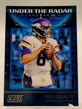 2020 SCORE KIRK COUSINS UNDER THE RADAR FOOTBALL CARD VIKINGS NFL panini