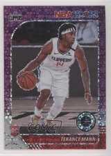 2019-20 Panini NBA Hoops Premium Stock Purple Disco Prizm Terance Mann #245 0ad0