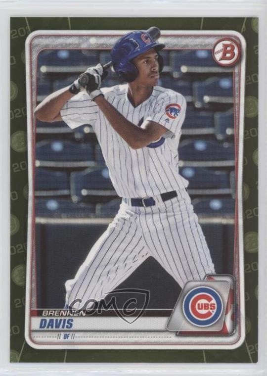 2020 Bowman Prospects Camo Brennen Davis #BP-141 6h5