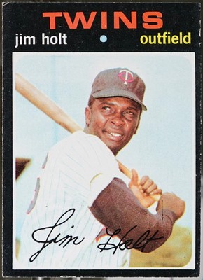 1971 Topps Baseball Jim Holt #7 EX