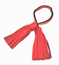 Tory Burch Red Leather 4" Tassel Replacement Bag Handbag Charm