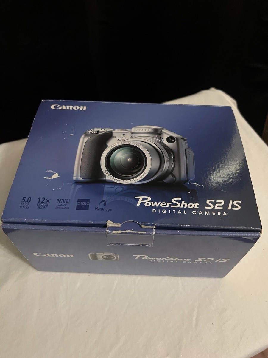 Canon PowerShot S2 IS 5.0MP Digital Camera - Silver for sale