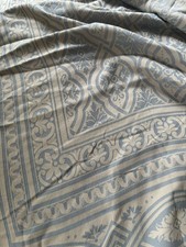 RESTORATION HARDWARE Blue Antiquated Floral Duvet Cover Queen 81 x 83