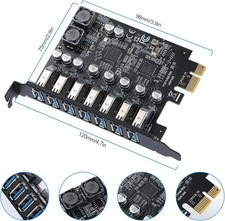 7 Port USB 3.0 PCIe Erweiterungskarte für sc...