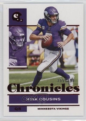 2021 Panini Chronicles Red 255/399 Kirk Cousins #51 18h5