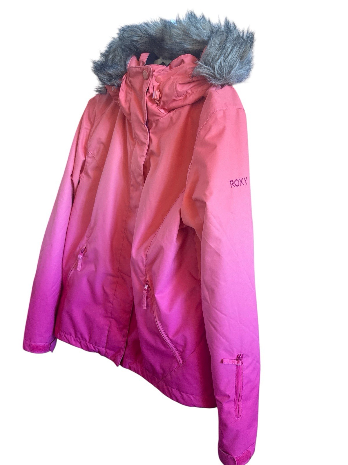 Roxy Jet Ski Jacket Woman’s Extra Large Beetroot … - image 2