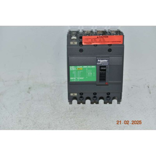 EZC2100H4080 Schneider Interrupteur Magnétothermique Easypact 80 Amp 4 Poly 3 D - Photo 1 sur 7