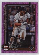 2025 Topps Series 1 Pink Holo Foil Pedro Leon Pedro León #30 2k3