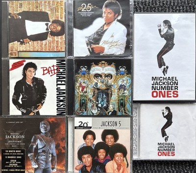 10 x Michael Jackson CD & DVD Konvolut - Off The Wall, Thriller, Bad, Dangerous