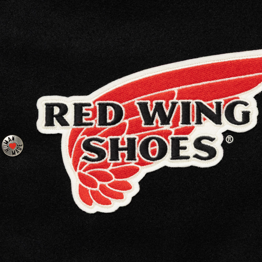 HUMAN MADE x RED WING Varsity Jacket Black XX30JK001 | eBay