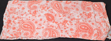 Lot of 4 Women  s Multicolor Paisley Scarves with Fringe Accents