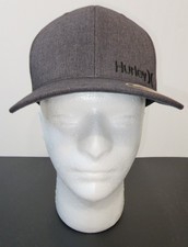 Hurley Flexfit Hat Small/Medium Baseball Cap Dark Grey