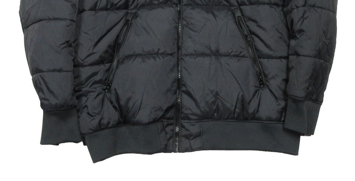 NWOT G-Star RAW Men's Black Whistler-B Clean Quilted Puffer Hooded