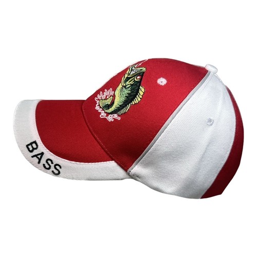 Baseballmütze Kappe Outdoor Sport Angeln Barsch Fisch verstellbar gebogener Schirm - Bild 3 von 33