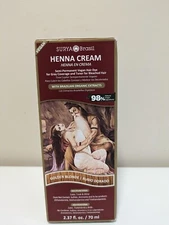 HENNA CREAM golden blonde Hair Color Golden Blonde 2.37 Oz by Surya Brasil BOXED
