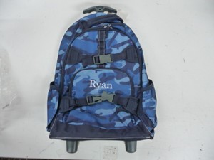 Pottery Barn Kids Camo Skate Board Roller Backpack School Bag Ryan