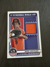2023 Panini USA Baseball Stars & Stripes Materials #U18-JG JAHZEEL GROETELAERS