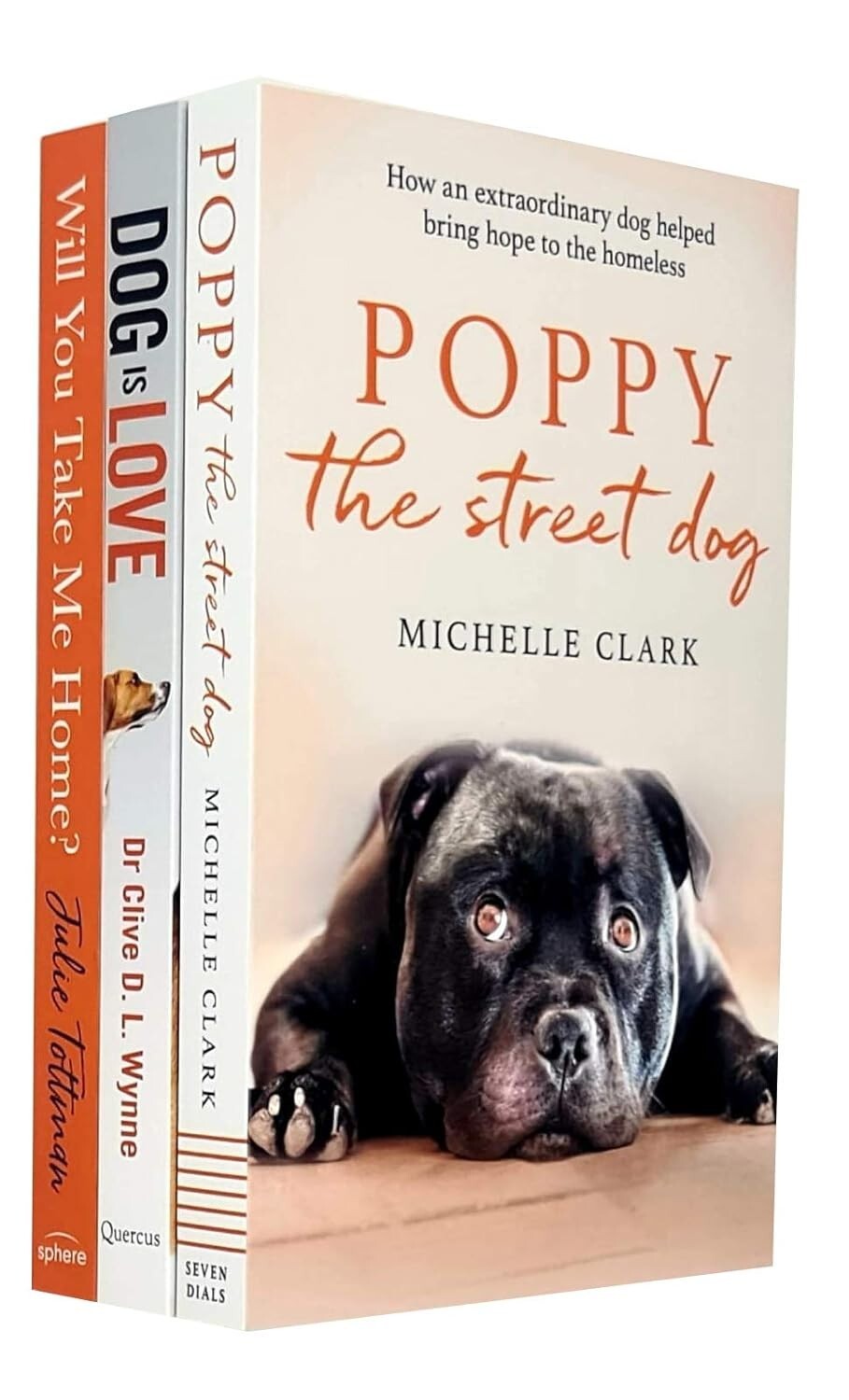 Poppy The Street Dog,Dog is Love,Will You Take Me Home 3 Books Collection Set