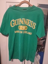 Guinness T-shirt Men's Large Short Sleeve 1759 "Made In Ireland" Green