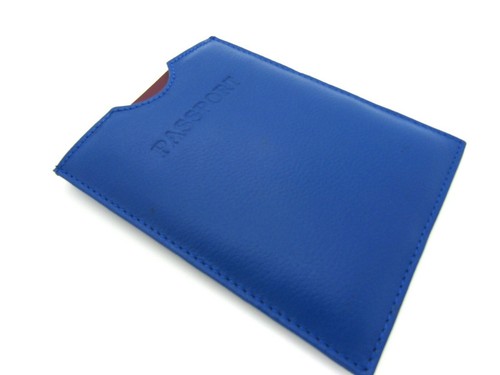 New Real Leather Passport Holder Travel Wallet Holiday Documents RFID Blocking - Picture 21 of 96